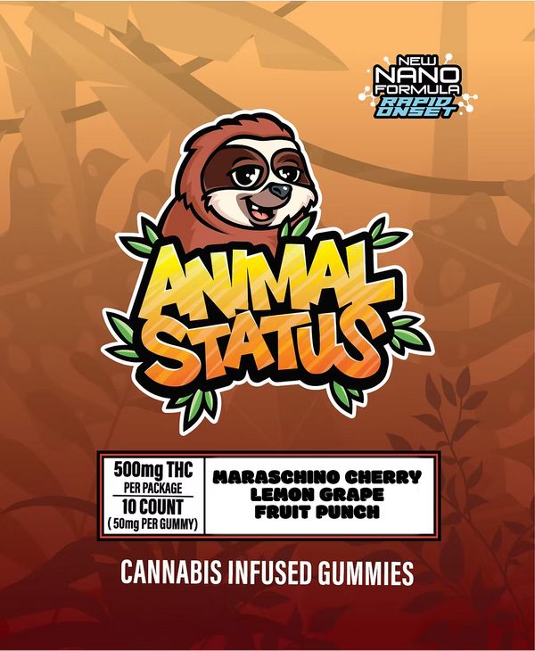 Animal Status Triple Fruit Fusion 500MG THC-A Cannabis Gummies