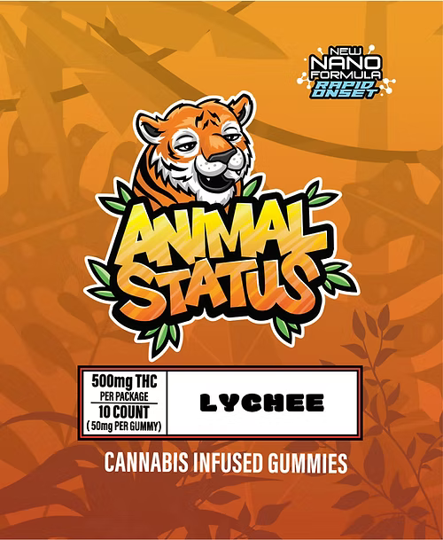 Animal Status Lychee THC-A Cannabis Gummies